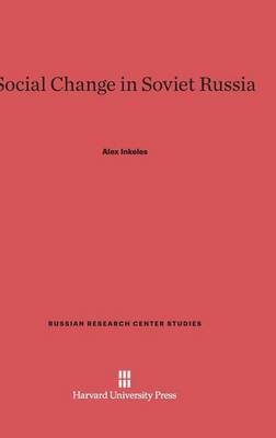 Cover of Social Change in Soviet Russia
