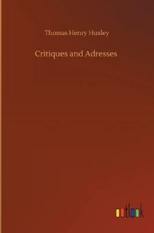 Cover of Critiques and Adresses