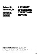 Book cover for A History of Economic Theory and Method