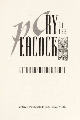 Cover of Cry of the Peacock