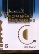 Book cover for Elements of Mechanical Engineering