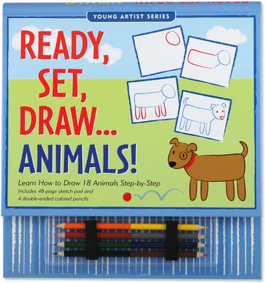 Book cover for Ready, Set, Draw...Animals!