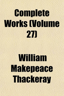 Book cover for Complete Works (Volume 27)