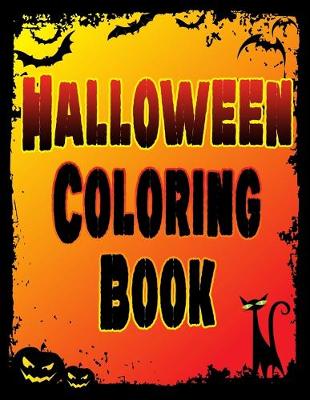 Book cover for Halloween Coloring Book