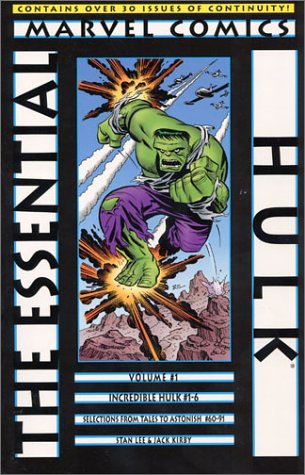 Book cover for The Essential Incredible Hulk