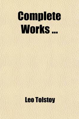 Book cover for Complete Works (Volume 12)