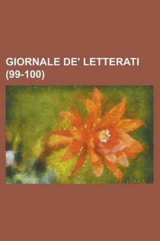 Cover of Giornale de' Letterati (99-100)