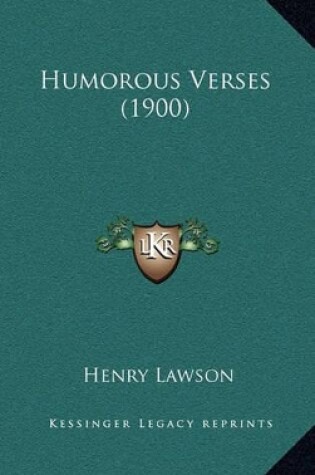 Cover of Humorous Verses (1900)