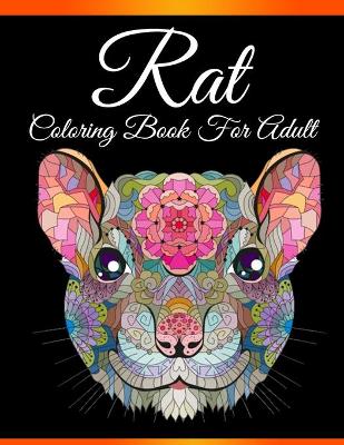 Book cover for Rat Coloring Book for Adults