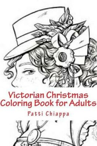 Cover of Victorian Christmas Coloring Book for Adults