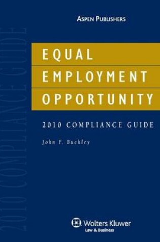 Cover of Equal Employment Opportunity Compliance Guide, 2010 Edition