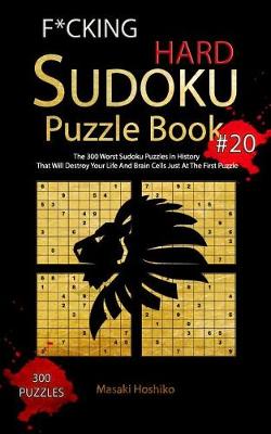 Book cover for F*cking Hard Sudoku Puzzle Book #20