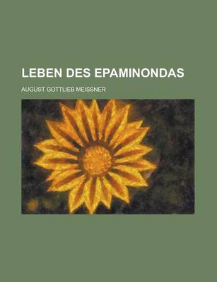 Book cover for Leben Des Epaminondas