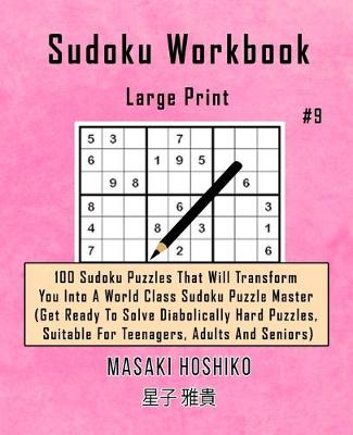 Cover of Sudoku Workbook-Large Print #9