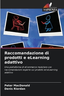 Book cover for Raccomandazione di prodotti e eLearning adattivo