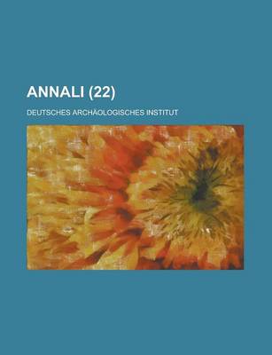 Book cover for Annali (22)