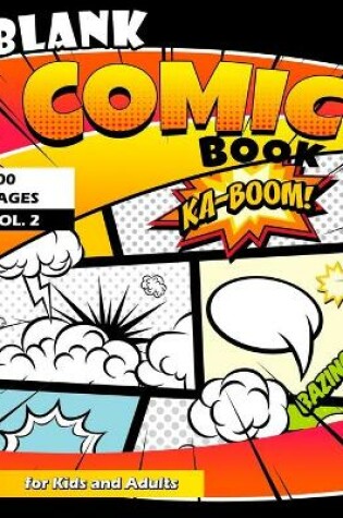 Cover of Blank Comic Book for Kids and Adults