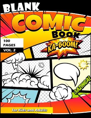 Book cover for Blank Comic Book for Kids and Adults