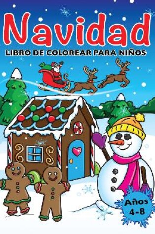 Cover of Libro de Colorear de Navidad para Ninos