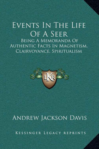 Cover of Events in the Life of a Seer