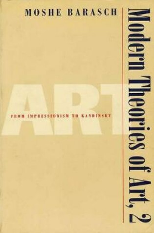 Cover of Modern Theories of Art