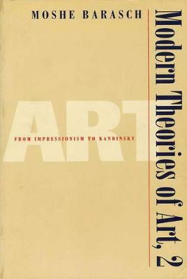 Book cover for Modern Theories of Art