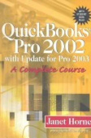 Cover of Quickbks Pro 2002 & Data Files