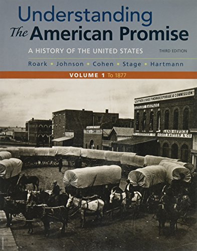 Book cover for Understanding the American Promise, Volume 1