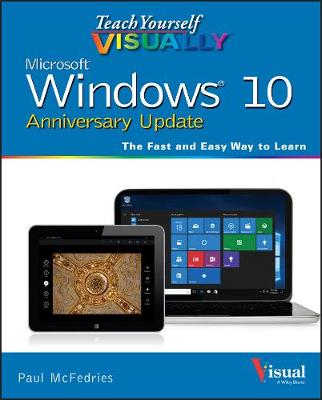 Book cover for Teach Yourself VISUALLY Windows 10 Anniversary Update
