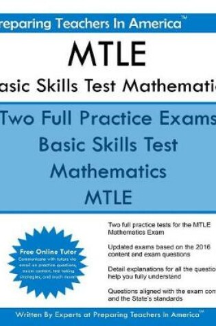 Cover of MTLE Basic Skills Test Mathematics