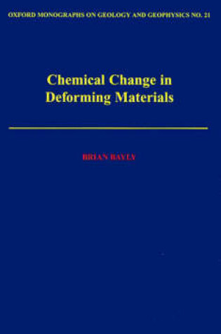 Cover of Chemical Change in Deforming Materials