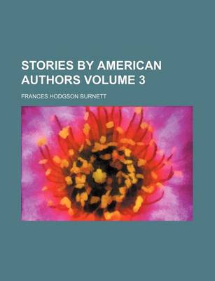 Book cover for Stories by American Authors Volume 3