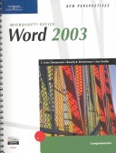 Book cover for New Perspectives on Microsoft Word 2003