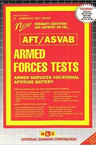 Cover of ARMED FORCES TESTS (AFT / ASVAB)