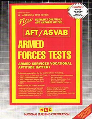 Book cover for ARMED FORCES TESTS (AFT / ASVAB)
