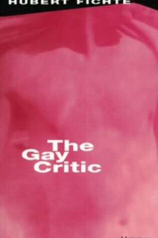 Cover of The Gay Critic