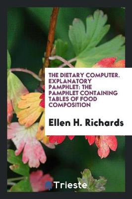 Book cover for The Dietary Computer. Explanatory Pamphlet