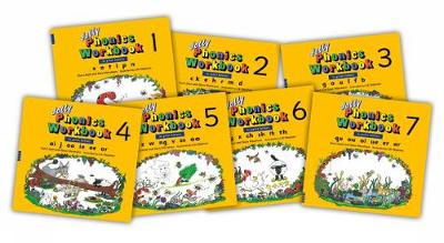 Book cover for Jolly Phonics Workbooks 1–7