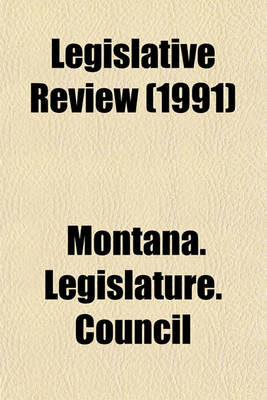 Book cover for Legislative Review (1991)