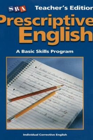 Cover of Prescriptive English, Teacher Edition Book C