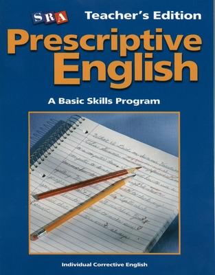 Cover of Prescriptive English, Teacher Edition Book C