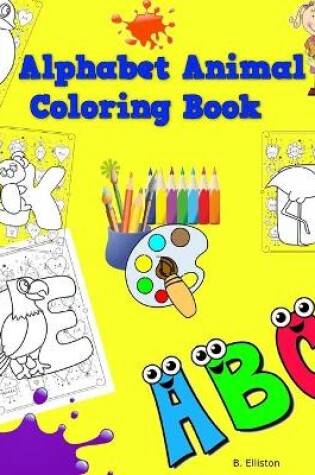 Cover of Alphabet Animals Coloring Book