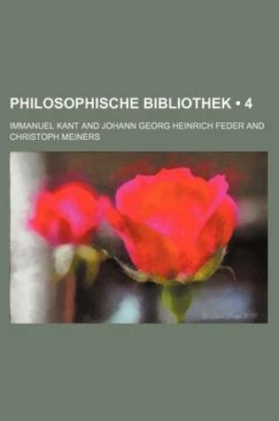 Cover of Philosophische Bibliothek (4)