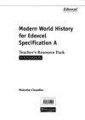 Book cover for Modern World History for Edexcel: Foundation Teacher's Resource Pack