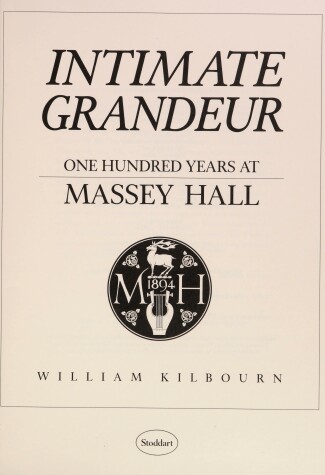 Book cover for Intimate Grandeur