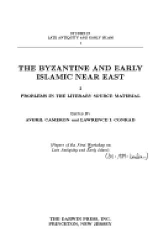 Cover of Dwn:Studies Late Antiquity V1