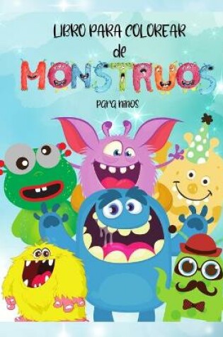 Cover of Libro para colorear de monstruos para niños