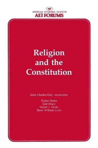 Cover of Religion and the Constitution