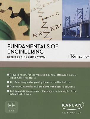 Book cover for Fundamentals of Engineering FE/EIT Exam Prep