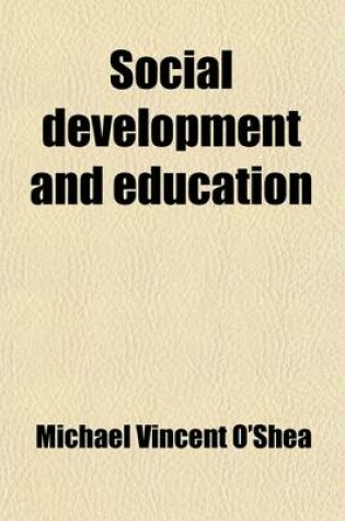 Cover of Social Development and Education